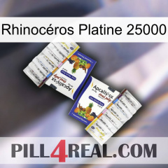 Rhinocéros Platine 25000 12